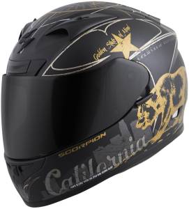 EXO-R710 FULL-FACE HELMET GOLDEN STATE BLACK/GOLD 2X