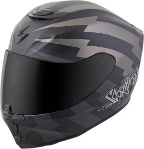 EXO-R420 FULL-FACE HELMET TRACKER TITANIUM/BLACK MD