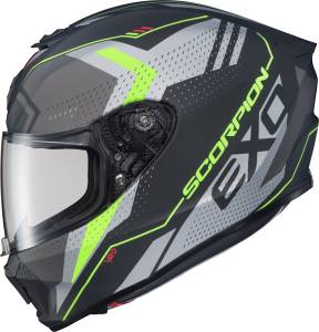 EXO-R420 FULL-FACE HELMET SEISMIC MATTE HI-VIS/GREY XS