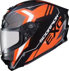 EXO-R420 FULL-FACE HELMET SEISMIC ORANGE 2X