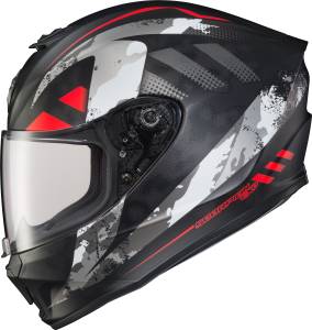 EXO-R420 FULL-FACE HELMET DISTILLER BLACK/RED 2X