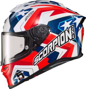 EXO-R1 AIR FULL FACE HELMET BAUTISTA LS RED/WHITE/BLUE XS