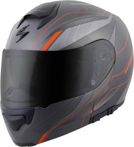 EXO-GT3000 MODULAR HELMET SYNC GREY/ORANGE XS