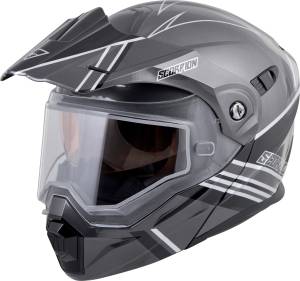 EXO-AT950 COLD WEATHER HELMET TETON SILVER 2X (DUAL PANE)