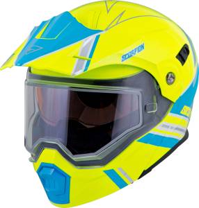 EXO-AT950 COLD WEATHER HELMET TETON BLUE MD (DUAL PANE)