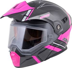 EXO-AT950 COLD WEATHER HELMET TETON PINK 2X (DUAL PANE)