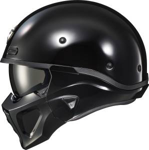 COVERT X OPEN-FACE HELMET GLOSS BLACK 2X