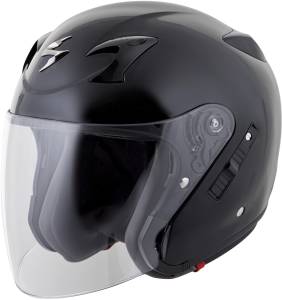 EXO-CT220 OPEN-FACE HELMET GLOSS BLACK 2X