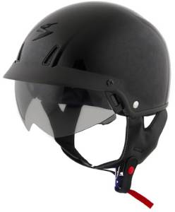 EXO-C110 OPEN-FACE HELMET GLOSS BLACK XS