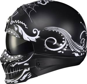 COVERT OPEN-FACE HELMET EL MALO MATTE BLACK 2X