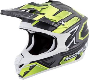 VX-35 OFF-ROAD HELMET FINNEX SILVER/NEON 2X