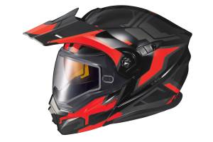 EXO-AT950 COLD WEATHER HELMET ELLWOOD RED 2X (DUAL PANE)