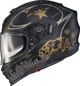 EXO-T520 HELMET GOLDEN STATE MATTE BLACK 2X