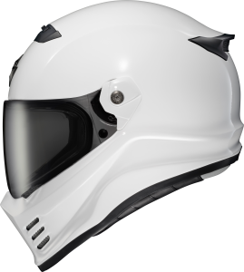 COVERT FX FULL FACE HELMET GLOSS WHITE XS