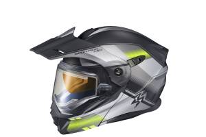 EXO-AT950 COLD WEATHER HELMET ZEC GREY/HI-VIZ 2X (ELECTRIC)