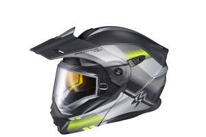 EXO-AT950 COLD WEATHER HELMET ZEC GREY/HI-VIZ 2X (DUAL PANE)