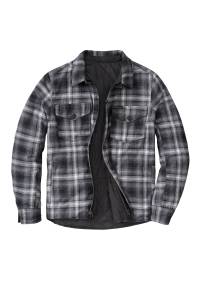 MORPHEUS REVERSABLE JACKET BLACK/PLAID GREY 2X