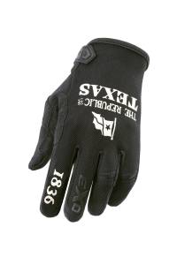 MOTO-FLEX GLOVES LONE STAR BLACK 2X