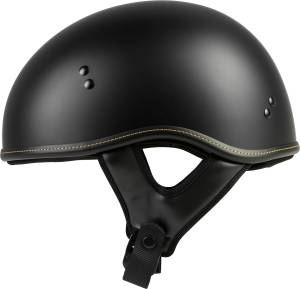 .357 SOLID HALF HELMET MATTE BLACK XS