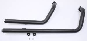 FULL CRUISER EXHAUST SYSTEM FAT STAKKERS BLACK