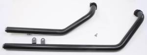 FULL CRUISER EXHAUST SYSTEM FAT STAKKERS BLACK