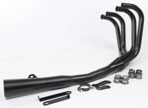 4 INTO 1 MEGAPHONE EXHAUST SYSTEM BLACK