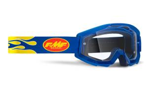 POWERCORE GOGGLE FLAME NAVY CLEAR LENS