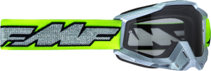 POWERBOMB GOGGLE ROCKET SILVER/LIME W/CLEAR LENS