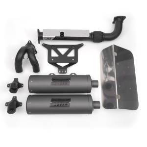 TITAN DUAL BLKOUT TURBO BACK POL