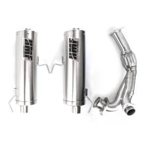 TITAN DUAL 3/4 SYSTEM STAINLESS EXHAUST