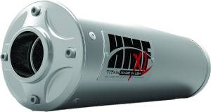 TITAN XL EXHAUST SLIP-ON STAINLESS STEEL SIDE MOUNT