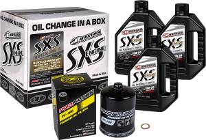 SXS QUICK CHANGE KIT 10W-50 WITH BLACK OIL FILTER