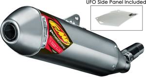 POWERCORE 4 HEX MUFFLER W/SIDE PANEL