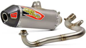 T-6 S/S EXHAUST SYSTEM W/CARBON CAP