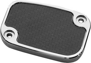 UPPER BRAKE CYLINDER COVER GRAND PRIX CARBON (CHROME)