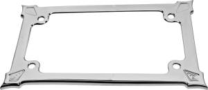 LICENSE PLATE HOLDER DARKSIDE CHROME