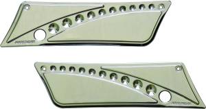 DRILLED LATCH COVERS FLT 93-13 CHROME