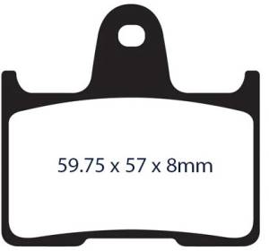 BRAKE PAD Z+ REAR `14-UP SPORTSTER