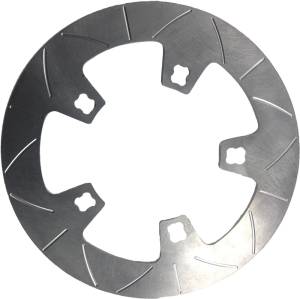 ONE-PIECE BRAKE ROTOR SILVER 11.8"