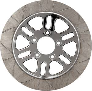 INDY FRONT BRAKE ROTOR 11.5" CHROME