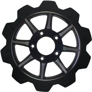 HIGH CARBON STEEL PHOENIX FRONT ROTOR BLACK 11.8"