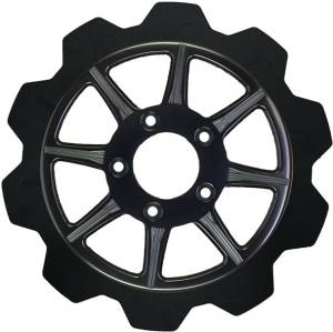 HIGH CARBON STEEL PHOENIX REAR ROTOR BLACK 11.8"