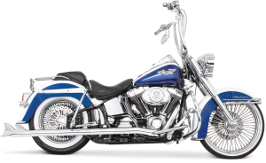 SHARKTAIL DUALS CHROME 2.5"ODX32" `97-06 SOFTAIL