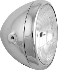 7" HEADLIGHT SIDE MOUNT CHROME 60/55W