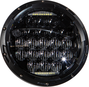 LED HEADLIGHT 7" 90W BLACK