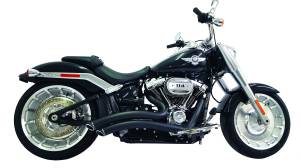 SHARP CURVE RADIUS BLACK W/BLACK TIP M8 SOFTAIL