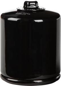 OIL FILTER TWIN CAM BLACK HEAVY DUTY W/HEX