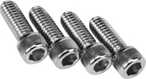 ALLEN BOLTS CHROME 4/PK FOR HANDLEBAR CLAMP