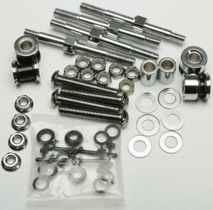 DOCKING HARDWARE KIT CHROME FLSTC 00-02