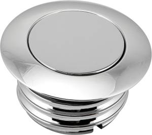 GAS CAP POP-UP SCREW-IN SMOOTH VENTED CHROME